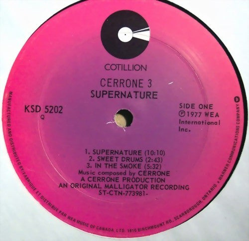 Cerrone 3 - Supernature Cerrone