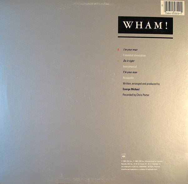 I'm Your Man Wham!