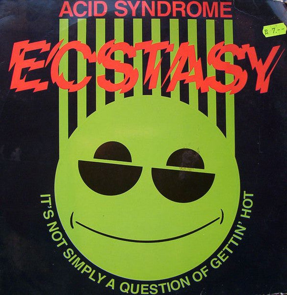Rectangle Triangle Ecstasy album cover featuring abstract colorful artwork with the title "It's Not Simply A Question Of Gettin' Hot"