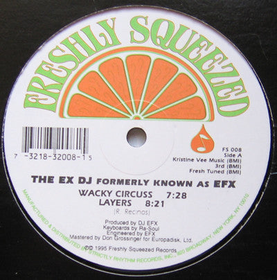 Rectangle Triangle The Ex DJ Formerly Known As EFX album cover artwork featuring abstract geometric shapes and vibrant colors.
