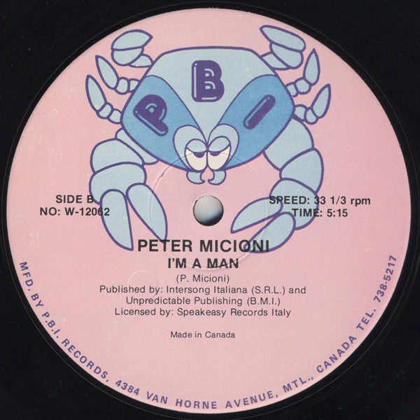 If You Wanna Dance / I'm A Man Peter Micioni