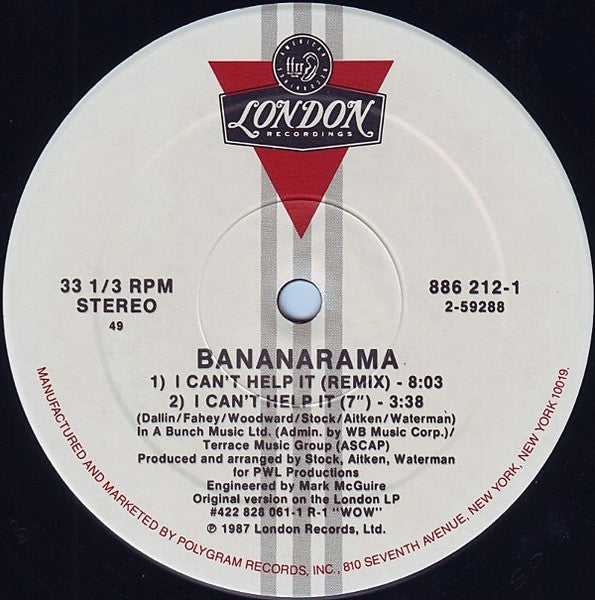 I Can't Help It Bananarama