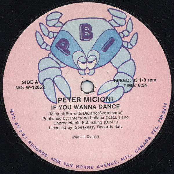 If You Wanna Dance / I'm A Man Peter Micioni