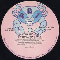 Rectangle Triangle album cover for "If You Wanna Dance / I'm A Man" featuring abstract geometric artwork and bold text.