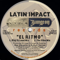 Rectangle Triangle El Ritmo music poster featuring geometric shapes in vibrant colors on a white background.