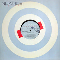 Rectangle Triangle Don't Give Your Love (So Easily) album cover featuring abstract artwork and bold typography.