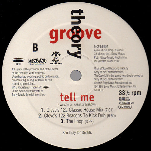 Tell Me (The Remixes) Groove Theory