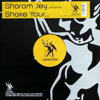 Rectangle Triangle Shake Your... branded product featuring colorful geometric shapes and dynamic design elements.