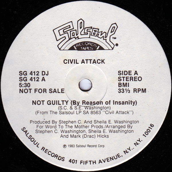 Not Guilty (By Reason Of Insanity) Civil Attack (2)