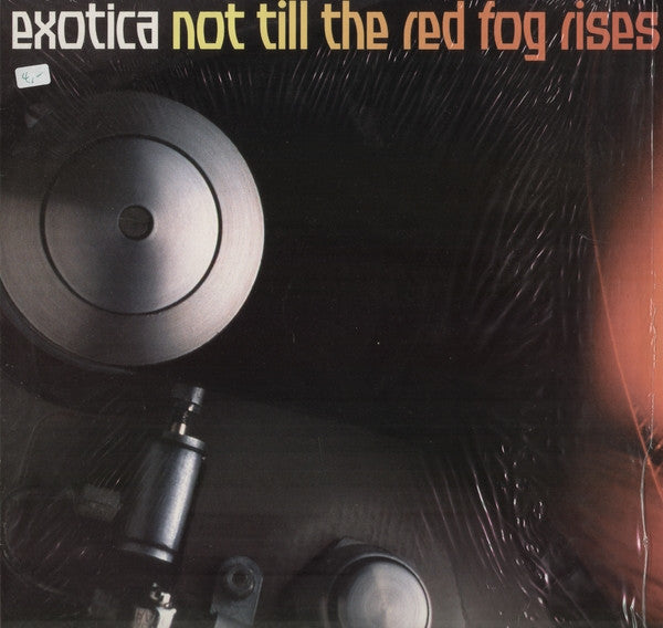 Cover art for "Not Till The Red Fog Rises" book by Rectangle Triangle, featuring a dark, atmospheric design with red fog imagery.