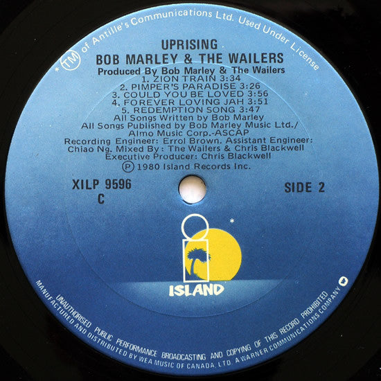 Uprising Bob Marley & The Wailers