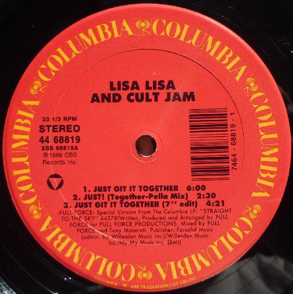 Just Git It Together Lisa Lisa & Cult Jam