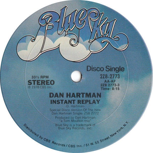 Instant Replay Dan Hartman
