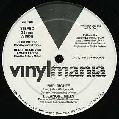Mr. Right Eleanore Mills