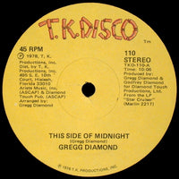 Gregg Diamond - This Side Of Midnight / Star Cruiser, 12" vinyl, on T.K. Disco (1978)