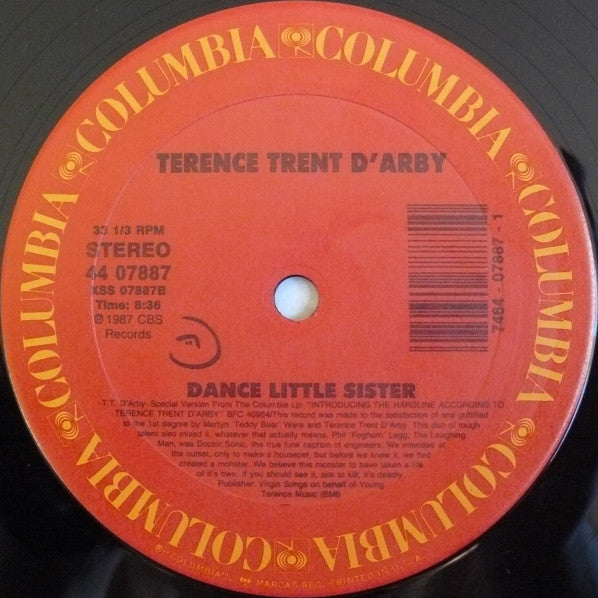 Dance Little Sister Terence Trent D'Arby