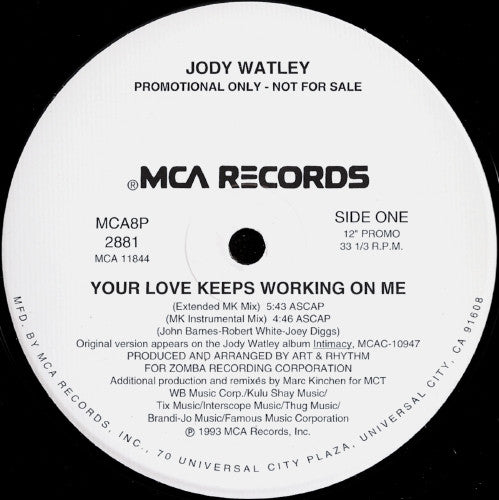 Your Love Keeps Working On Me