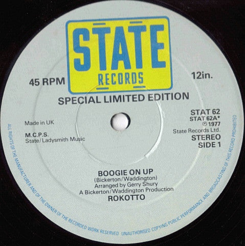 Boogie On Up Rokotto
