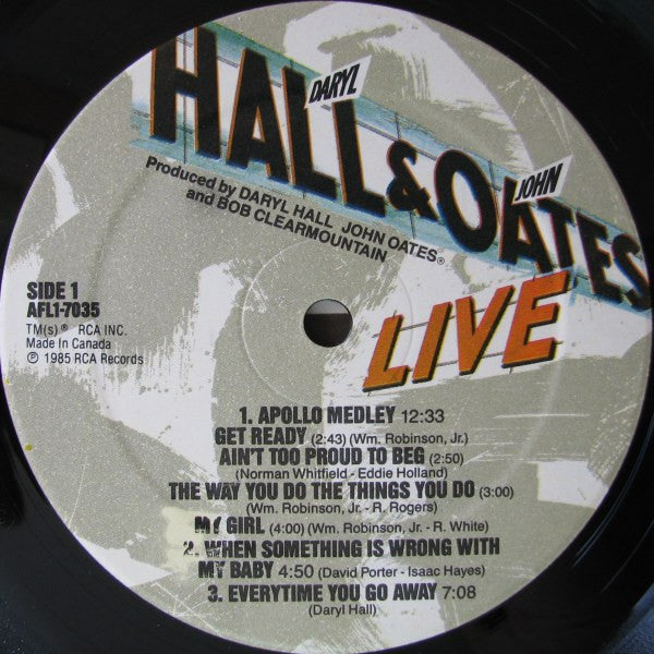 Live At The Apollo Daryl Hall & John Oates,David Ruffin,Eddie Kendricks