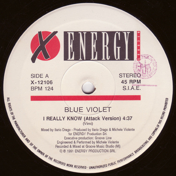 I Really Know Blue Violet