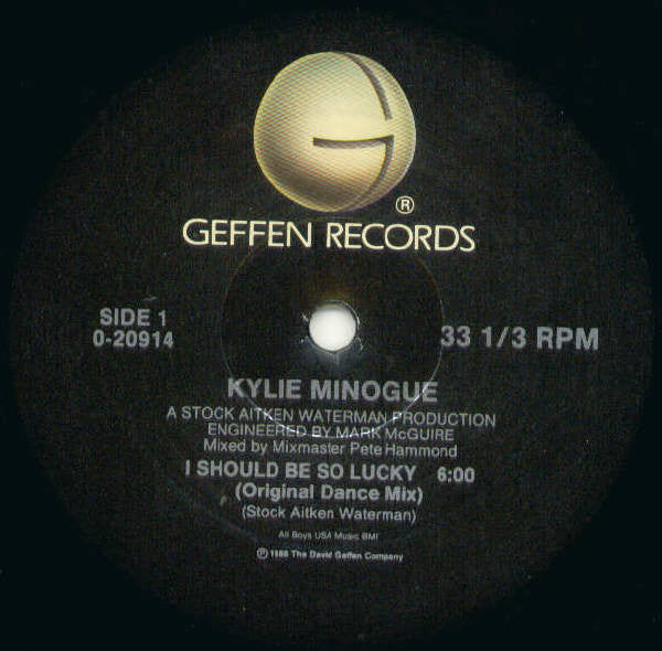I Should Be So Lucky Kylie Minogue