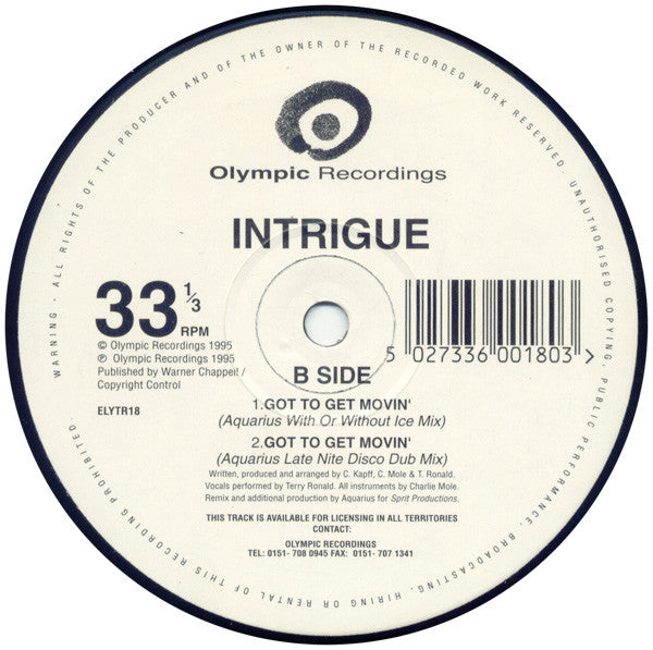 Got To Get Movin' Intrigue (7)