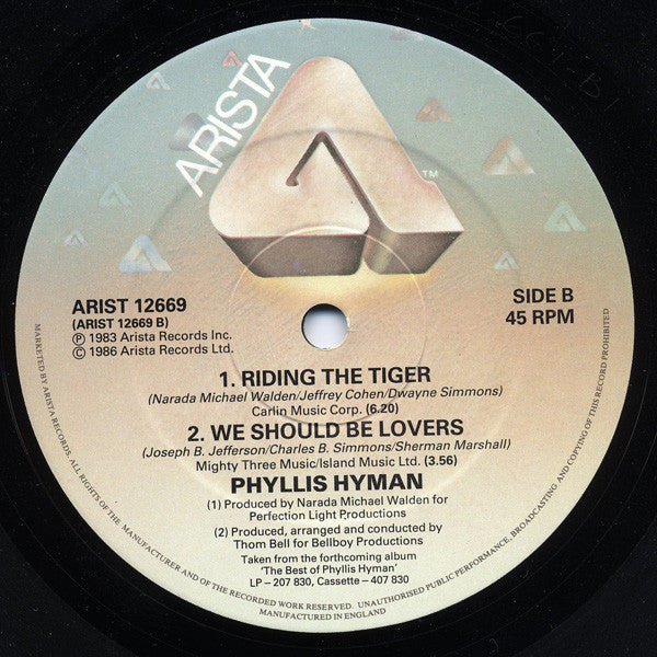 You Know How To Love Me Phyllis Hyman