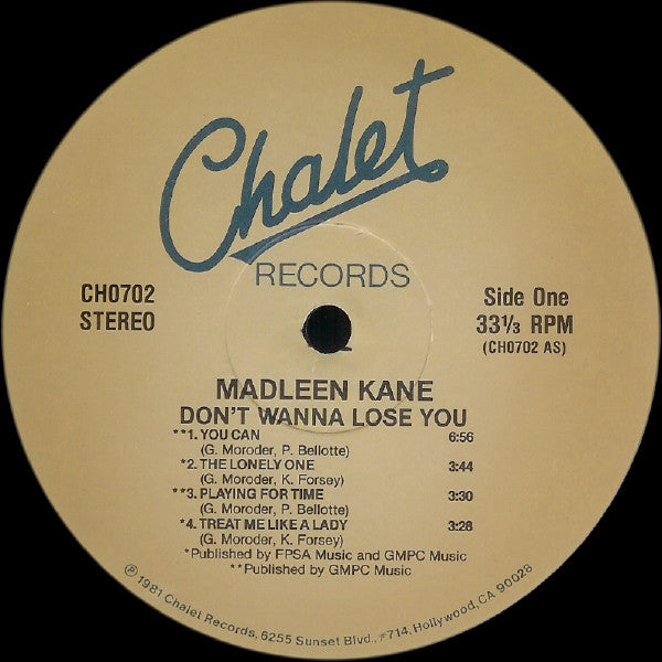 Don't Wanna Lose You Madleen Kane