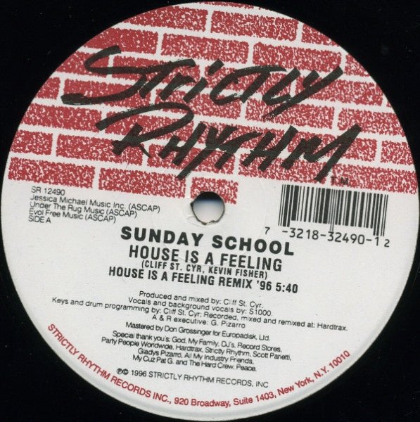 House Is A Feeling (Remix '96) Sunday School
