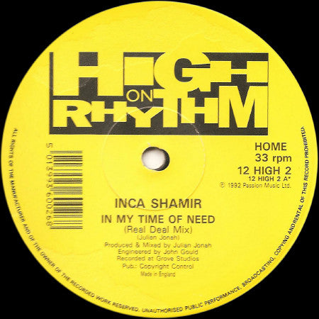 In My Time Of Need Inca Shamir