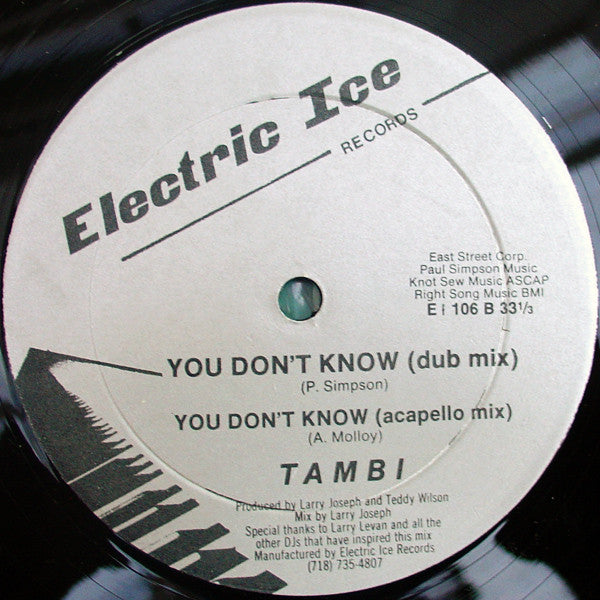 You Don't Know Tambi