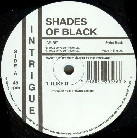 Shades Of Black - I Like It
