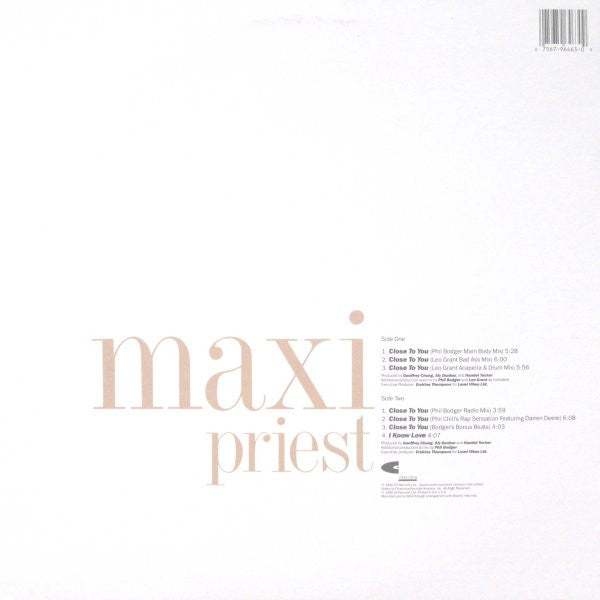 Close To You 3 Maxi Priest