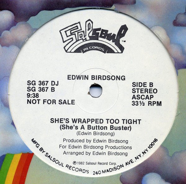 She's Wrapped Too Tight (She's A Button Buster) Edwin Birdsong