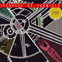 Rectangle Triangle No Promises extended version album cover featuring abstract geometric shapes and bold typography.