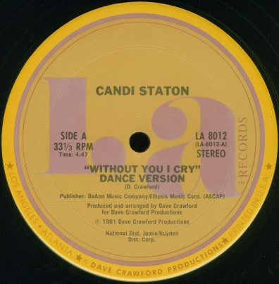 Without You I Cry Candi Staton