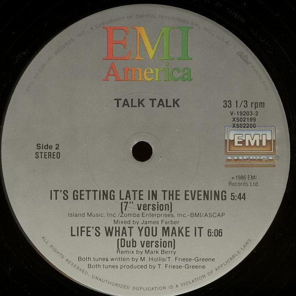 Life's What You Make It (Extended Dance Version) Talk Talk