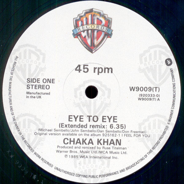 Eye To Eye (Extended Remix: 6.35) Chaka Khan