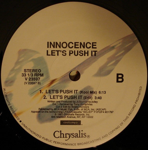 Let's Push It 2 Innocence