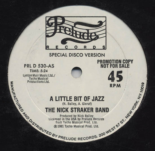 Nick Straker Band - A Little Bit Of Jazz