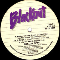 Rectangle Triangle Into The Groove (A-Thon) Rap album cover featuring vibrant artwork and bold typography.