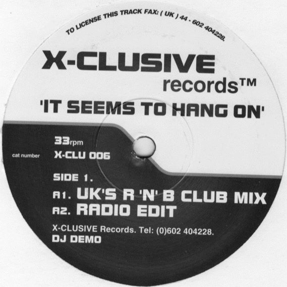 It Seems To Hang On K.W.S.