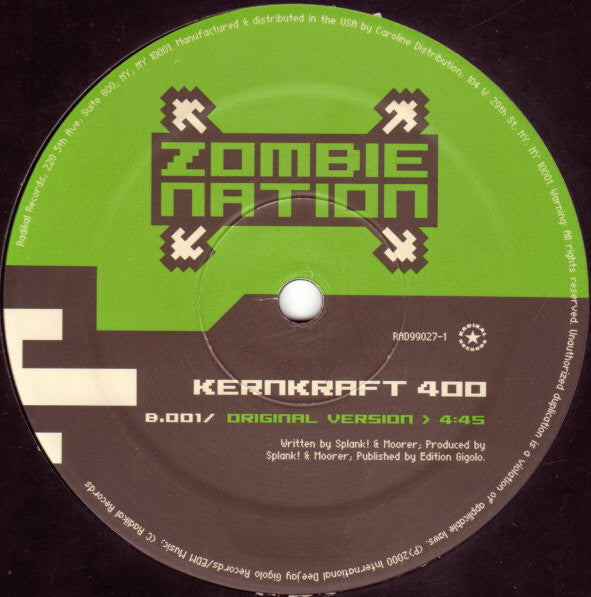 Kernkraft 400 (The Remixes) Zombie Nation