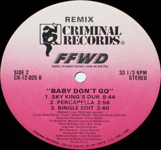 Baby Don't Go (Remix) FFWD (4)