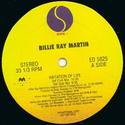 Imitation Of Life Billie Ray Martin