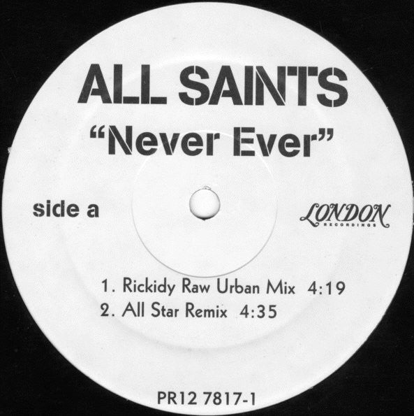 Never Ever All Saints