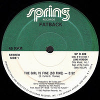 Rectangle Triangle The Girl Is Fine (So Fine) album cover featuring vibrant artwork with bold typography and colorful design elements.