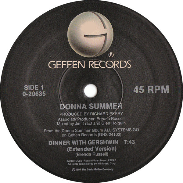 Dinner With Gershwin Donna Summer