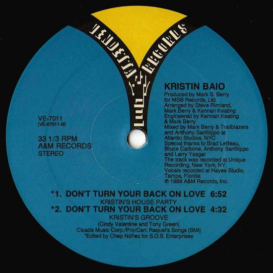 Don't Turn Your Back On Love Kristin Baio