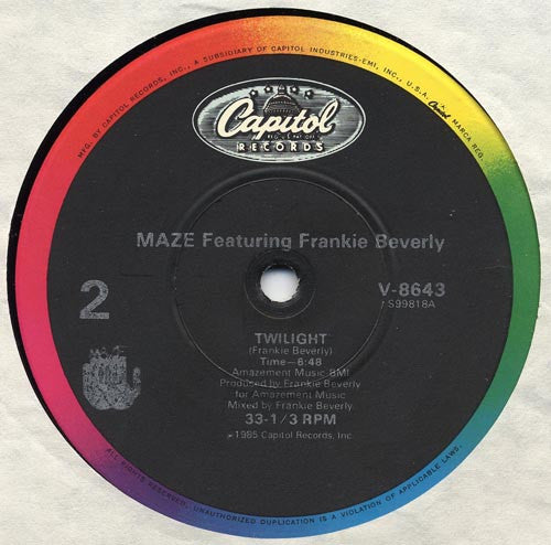 Too Many Games Maze Featuring Frankie Beverly